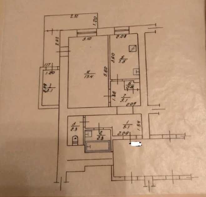 Продаж 1-кімнатної квартири більшої площі - фото 1