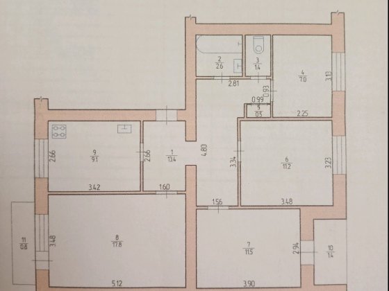 Продаж 4-х кімнатної квартири. Шостка