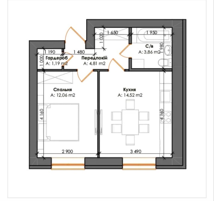 Продаж 1 кквартири. Сертифікат! Гатне! М.Теремки - фото 1
