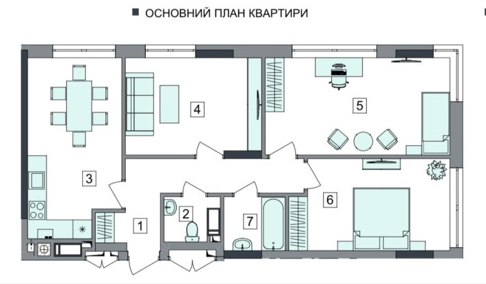 Квартира в житловому комплексі «Євромісто 2» - фото 1