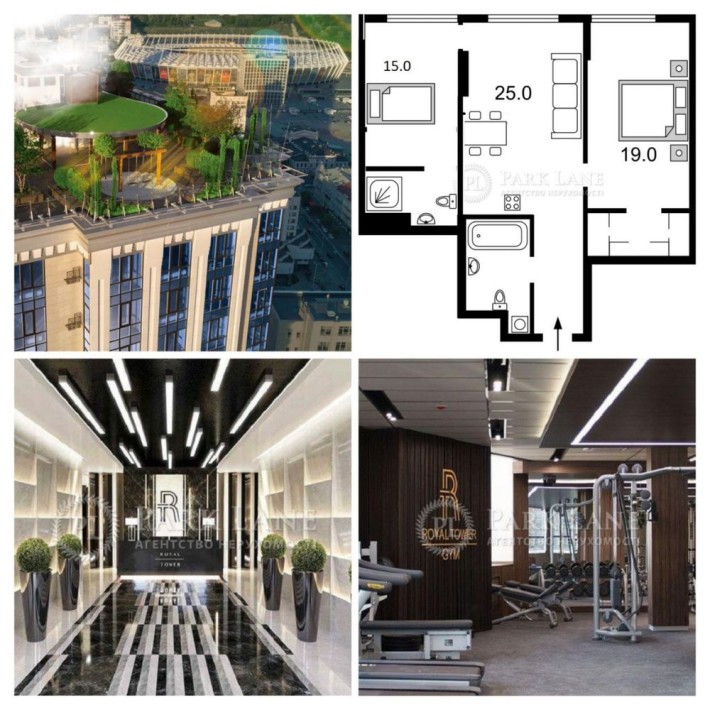 2-кімн., ЖК Royal Tower Олімпійська ТОП ЦІНА Саксаганського Антоновича - фото 1