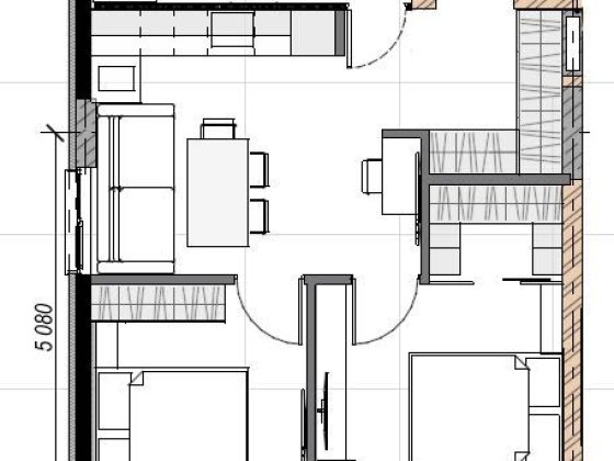 Без внеску, Кредит, Розстрочка на 5 років, 2 к.кв.(50,4 м2)без комісії Чабани