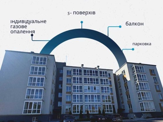 Однокімнатна квартира під Сертифікат, єОселя . Зданий будинок Димер