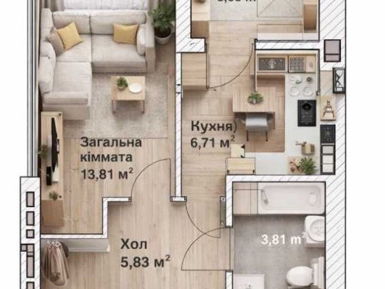 1-кімнатна | Димер | єОселя | сертифікати | 2% податку Димер