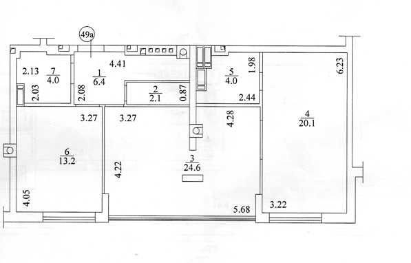 Продам 3х кімнатну квартиру Щасливе ЖК 7Я - фото 1