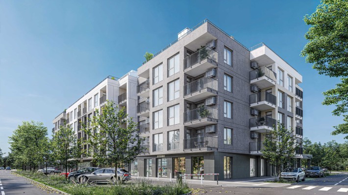 Однокімнатна квартира Винники 45 мкв 2 поверх секція 1 - фото 1