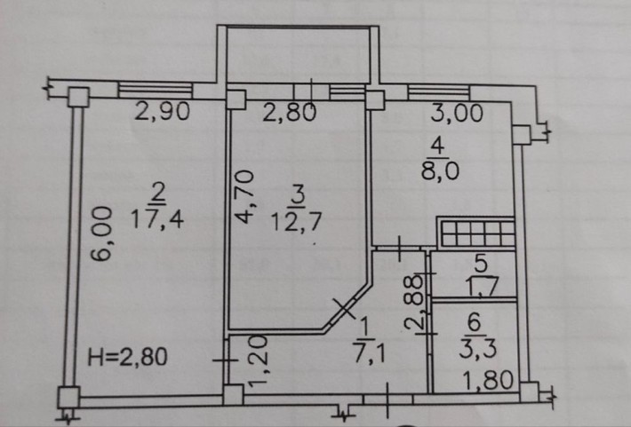 Продается 2 комн квартира в Молодежное - фото 1