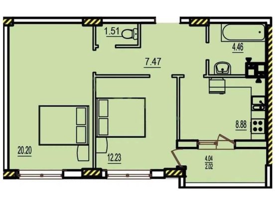 Двокімнатна квартира 57 м2 Ціна краще не буває Лиманка