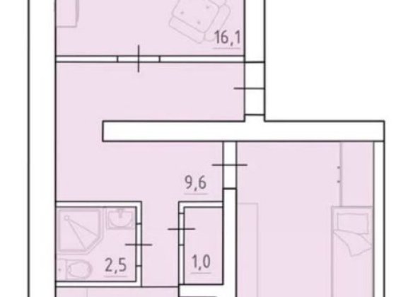 Продаж двокімнатної квартири Костопіль