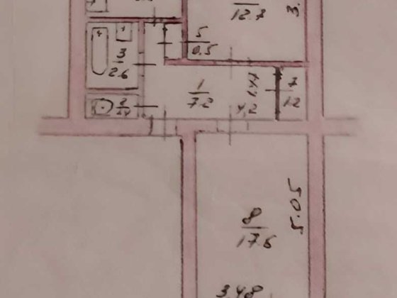 Продаю 2-х кімнатну квартиру-4 повер-вул. Перемоги Тальное