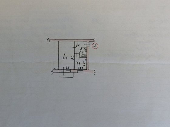 продам квартиру однокімнатну,вул Зачіняєва Вольнянск