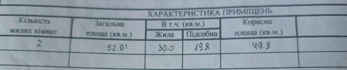 Двокімнатна квартира - фото 1