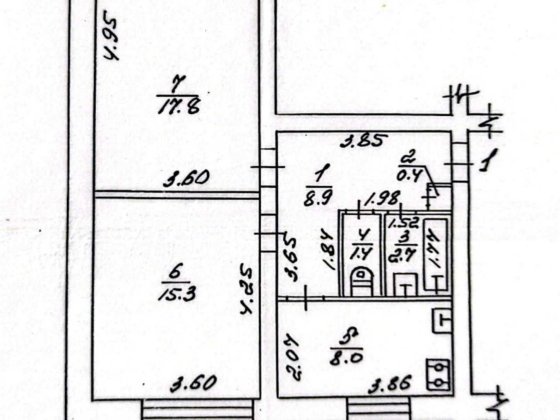 2х комнатная квартира Вольнянск