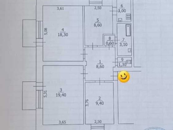 Продаж 3 кімнатної квартири Белая Церковь