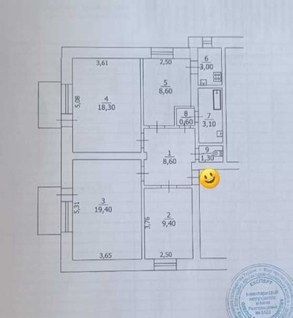 Продаж 3 кімнатної квартири - фото 1