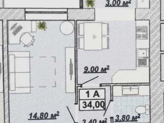 Продається однокімнатна квартира в ЖК «Княгинин» — переуступка! Ивано-Франковск