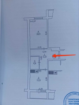 Продаж однокімнатної квартири ЖК Банківський м. Бориспіль - фото 1