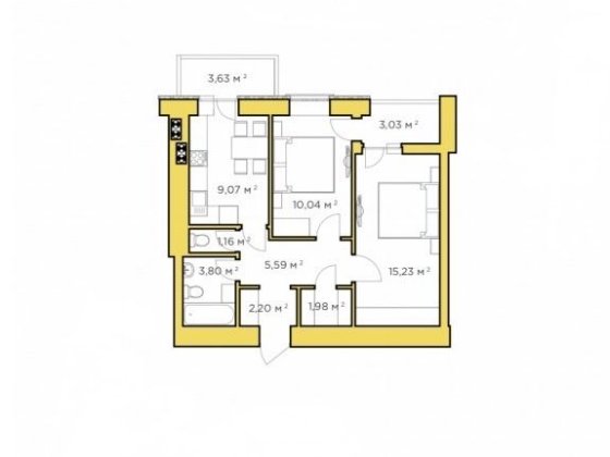 КЛЮЧІ НА РУКАХ повноцінна 2к, до Києва 20хв Буча