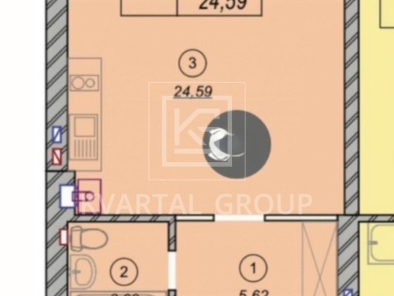 Продаж студії з газом в ЖК Молодість! Без комісії! Ірпінь