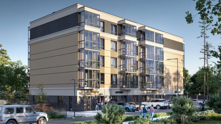 Однокімнатна квартира біля центрального парку - фото 1