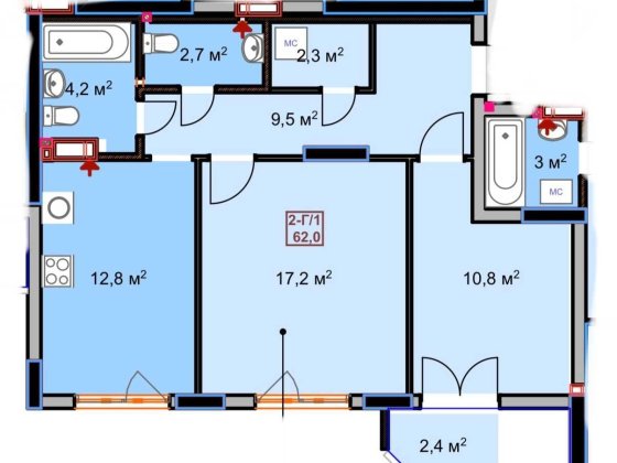 Продам 2-Кімнатну Квартиру Ірпінь