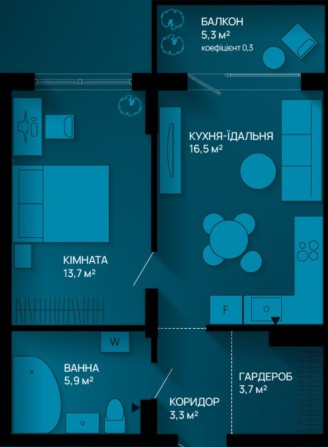 Продам квартиру з можливістю розтермінування. - фото 1