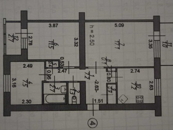 Продаж 3-кімнатної квартири Луцк
