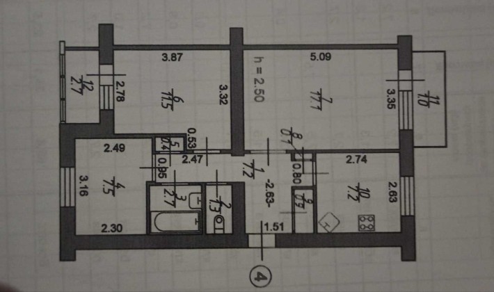 Продаж 3-кімнатної квартири - фото 1