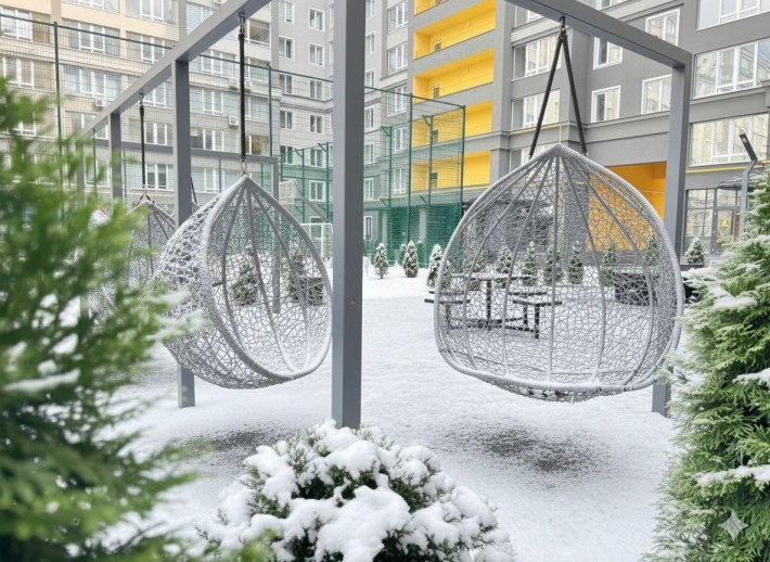 Велика однокімнатна квартира з терасою у Бучі без % - фото 1