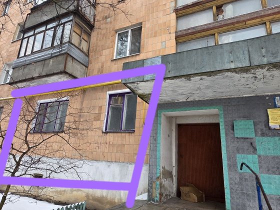 Найкраща ціна! Браїлки 1кімн. Квартира під ремонт Полтава