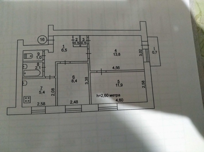 Продам квартиру 3-х кімнатну на Дружбі - фото 1