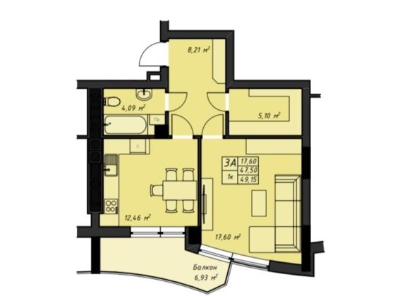 1 кімнатна квартира на ВИПЛАТУ. Ціна від забудовника ЖК Amber Park Рівне