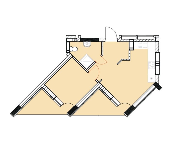 Терміновий продаж квартири з двома балконами! Низька ціна! - фото 1