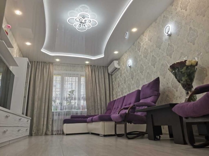 3к на Леваді 80 кв/м середній поверх з ремонтом І КОД 40370 - фото 1