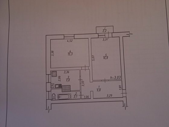 Двокімнатна квартира з АВТОНОМНИМ опаленням, єВідновлення Сумы
