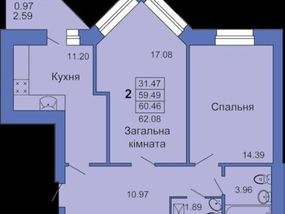 Продам 2-ку на Павленківській Полтава
