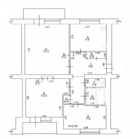 Продаж 3 кім квартири 4/5 пов Розділ. кімнати Інститут звʼязку №16304 - фото 1