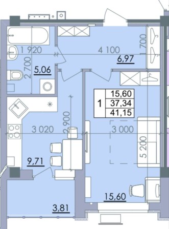 ЖК ПЕЛЮСТКОВИЙ продаж 1-кімнатна - фото 1