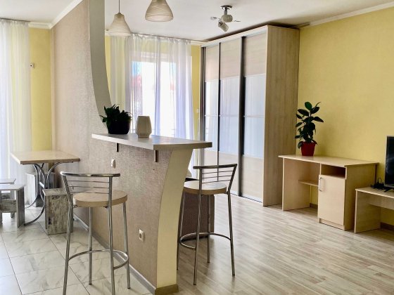 1 кім. Східний кут Центр , 48м2 новобудова з рем і меблями. 62700д Тернопіль