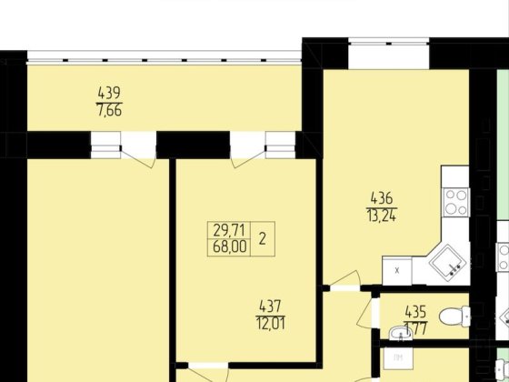 Двокімнатна квартира в новобудові Ровно