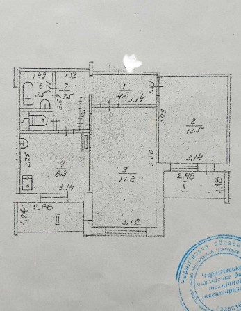 Продам 2-кімн простору квартиру серії ЧН, тихий центр, вул. Гонча. - фото 1