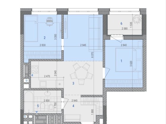 Продаж квартири від забудовника. Район Боздош. Набережна Ужгород