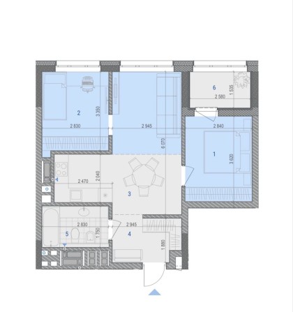 Продаж квартири від забудовника. Район Боздош. Набережна - фото 1