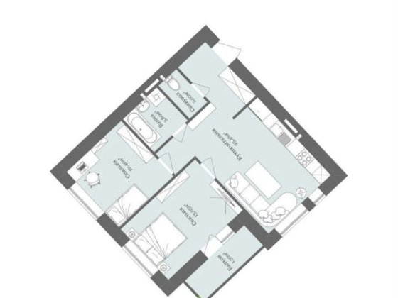 Продаж 2-кімнатної квартири в ЖК West Towers Ужгород