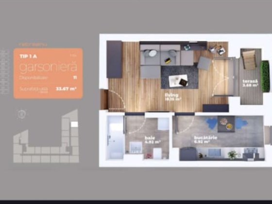 Продается 1 комн. Квартира в Бухаресте!топовый район!!! Чернівці