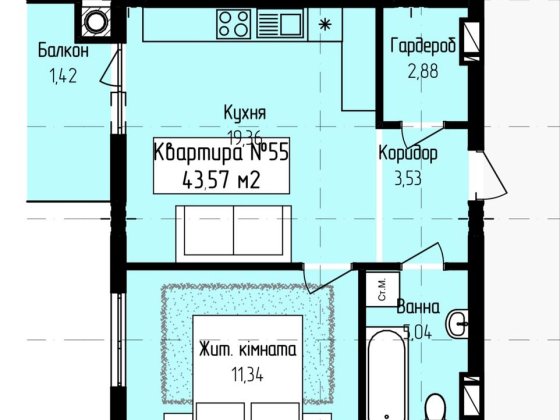 Продаж квартири район Дастор Ужгород