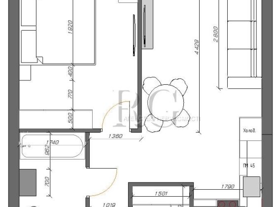 ПРОДАЖ Без % 1кімн 45м 2й пов ЖК "Грейт" GREAT  Причальна Киев