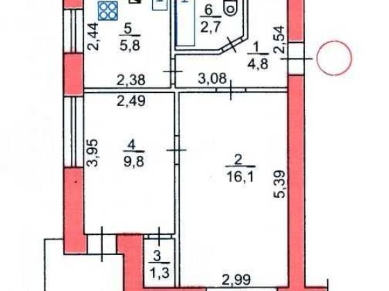 Продается 2-комн.кв. в доме на Транспортной площади Запоріжжя