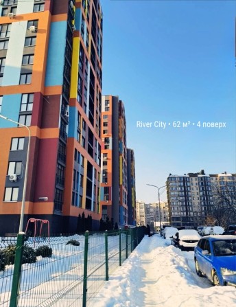 2-кімнатна квартира 62 м² у ЖК River City | 4 поверх | Власна котельня - фото 1