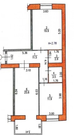 Продаж 2 кімнатної квартири /4 поверх/ Преміум Парк/ 75 кв - фото 1
